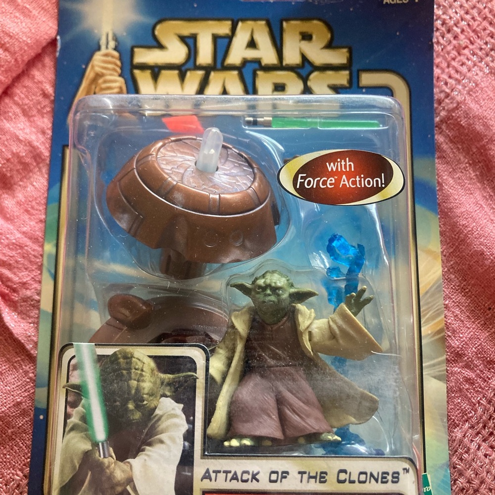 Star Wars Yoda Action Figure - Green, Brown & Blue